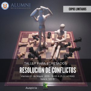 Taller Resolución de Conflictos - Egresados UCN Antofagasta @ Sala K-120 D